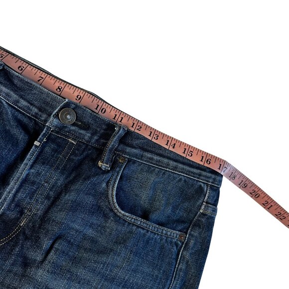 All Saints Spitalfields Jack Place Mens Jeans 34x31 Okayama Selvedge Denim - Picture 8 of 10